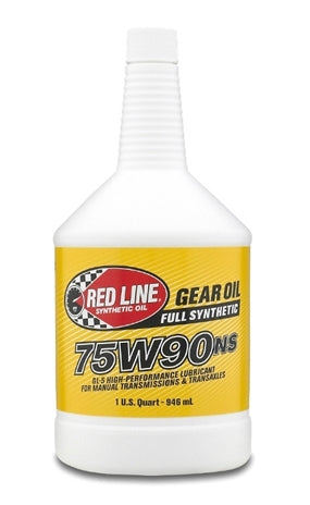 Red Line 75W90NS Synthetic GL-5 Gear Oil For Manual Trans - 1 Quart (58304)