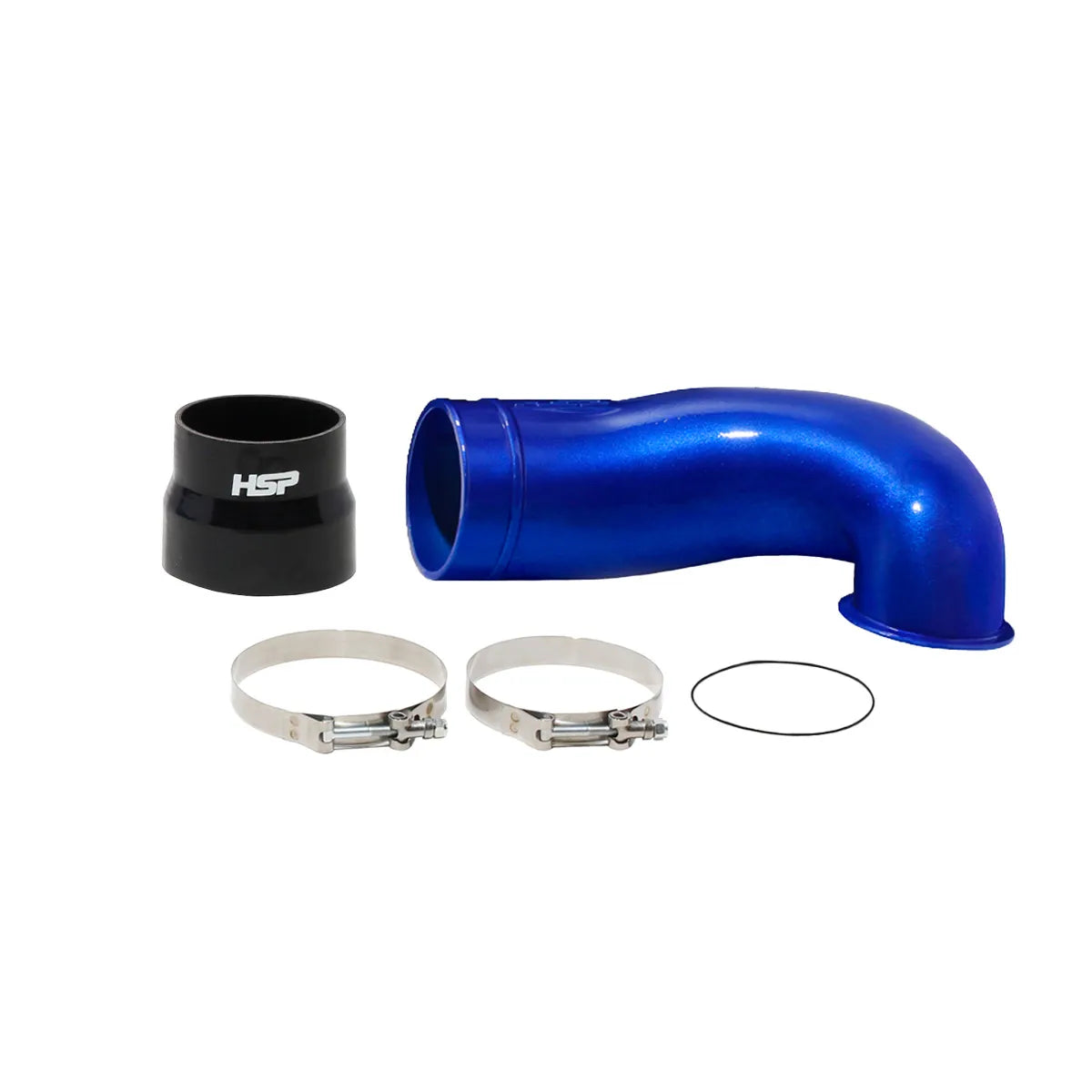 2004.5-2010 Duramax Max Flow Intake Mouthpiece w/ 4" Aftermarket Intakes (003-4-HSP-Raw)