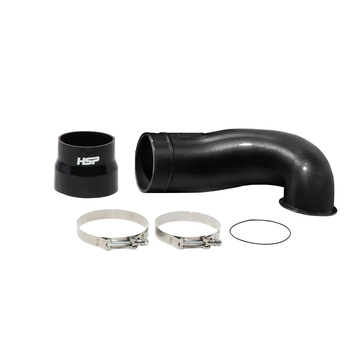 2004.5-2010 Duramax Max Flow Intake Mouthpiece w/ 4" Aftermarket Intakes (003-4-HSP-Raw)