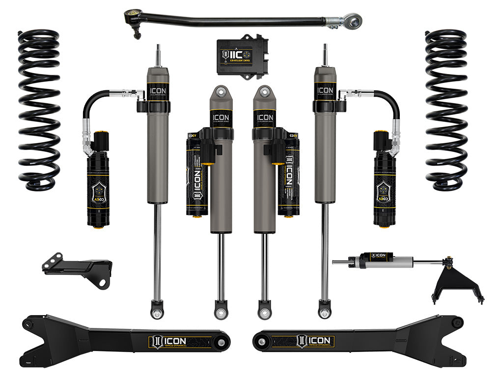 2023-2025 Powerstroke ICON 2.5 Front and Rear Lift Kit (ICOK65919R)
