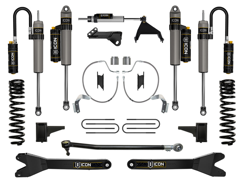 2023-2025 Powerstroke ICON Front and Rear Lift Kit (ICOK65914R)