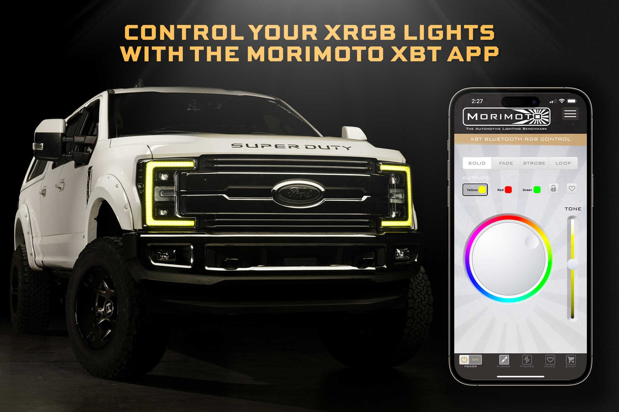 2017-2019 Ford Super Duty Morimoto XRGB LED Headlights (LF777)
