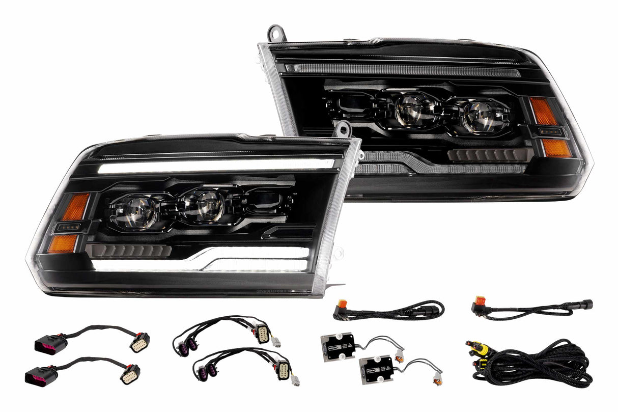 2009-2018 Dodge Ram Morimoto XB Evo Hybrid Headlights (LF2-520Y)