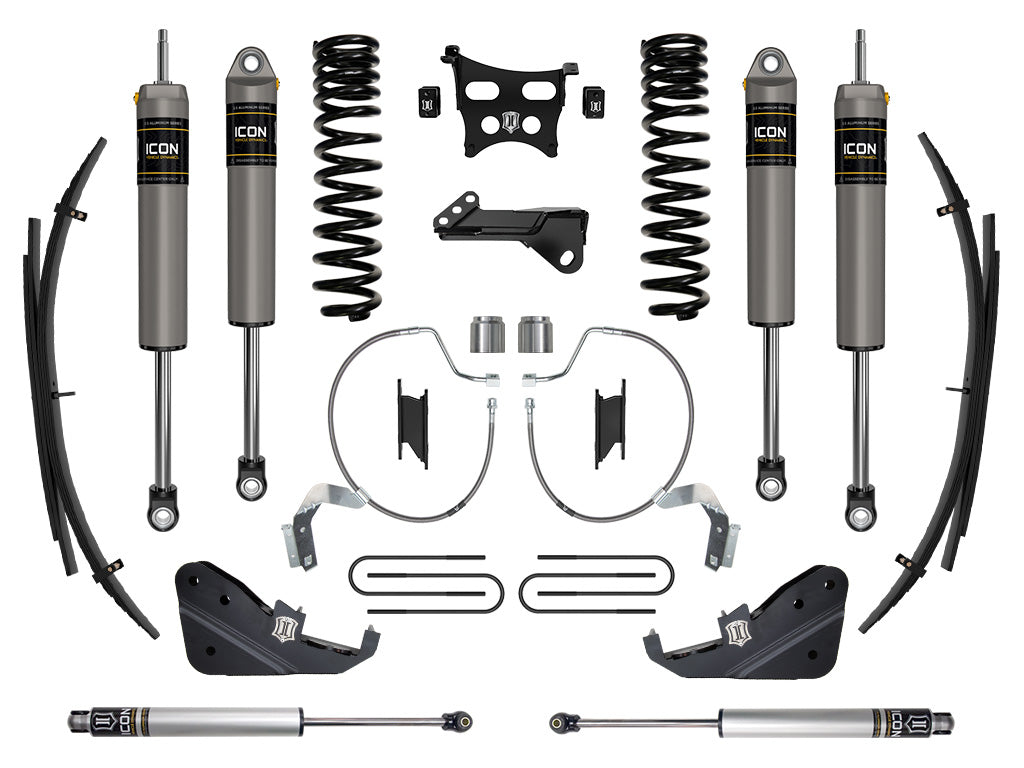 2023-2025 Powerstroke ICON Front and Rear Lift Kit (ICOK64533L)