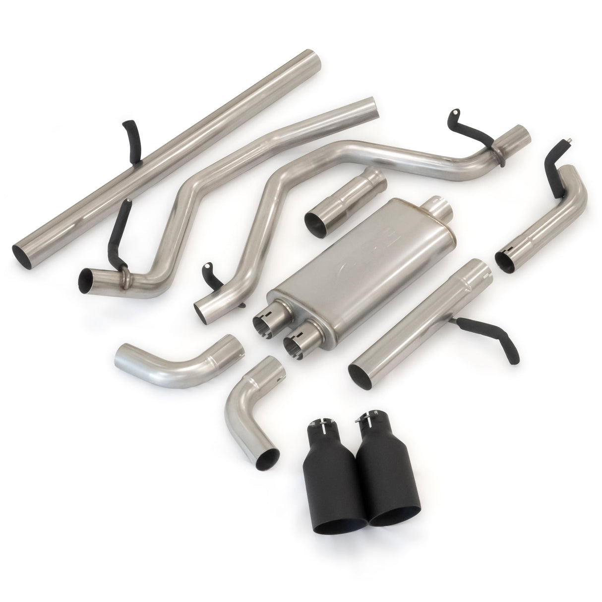 2009-2013 GM 5.3L Exhaust System Cat-Back 2.5" w/tips - Pol/Pol (117033030)