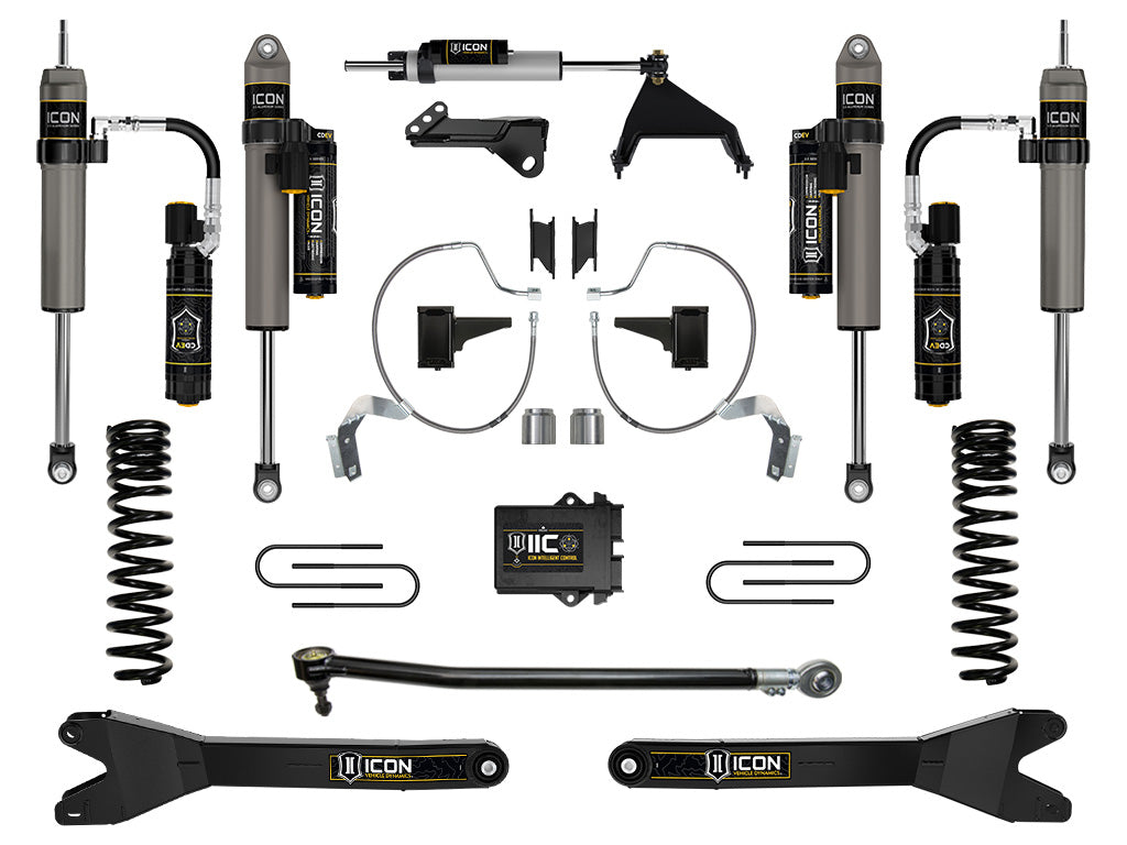 2023-2025 Powerstroke ICON Front and Rear Lift Kit (ICOK65917R)