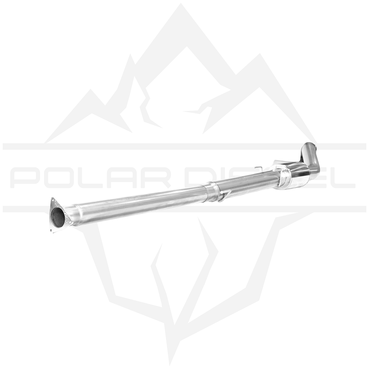 2016-2019 Nissan Titan XD 5.0L Cummins 5" SS Downpipe Back Exhaust - w/ Muffler (PD-1-42831151)