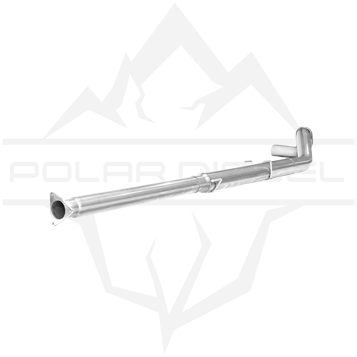 2016-2019 Nissan Titan XD 5.0L Cummins 5" SS Downpipe Back Exhaust - No Muffler (PD-1-42831152)