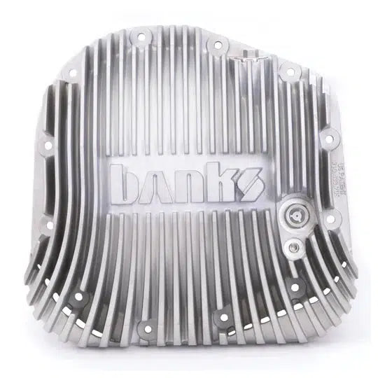 1985-2019 Powerstroke Ram Air Black Ops Differential Cover (19258)-Differential Cover-Banks Power-Dirty Diesel Customs