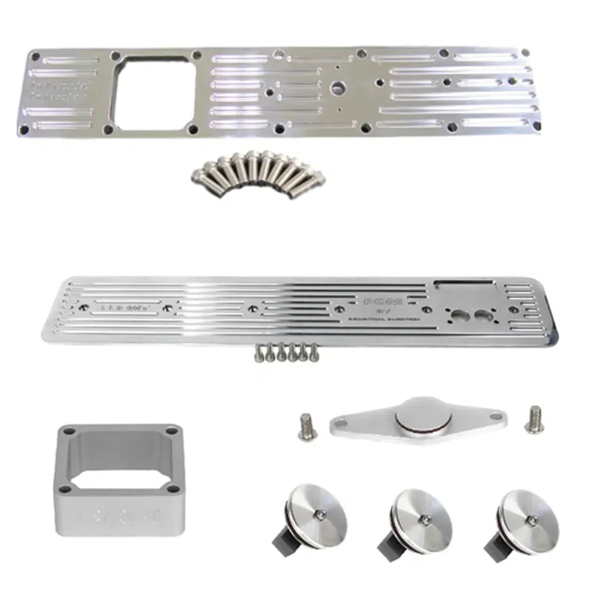 1989-1998.5 Cummins Engine Dress Up Kit Billet PDM (PDM-12VBPDKM)-Intake Plate-Industrial Injection-Dirty Diesel Customs