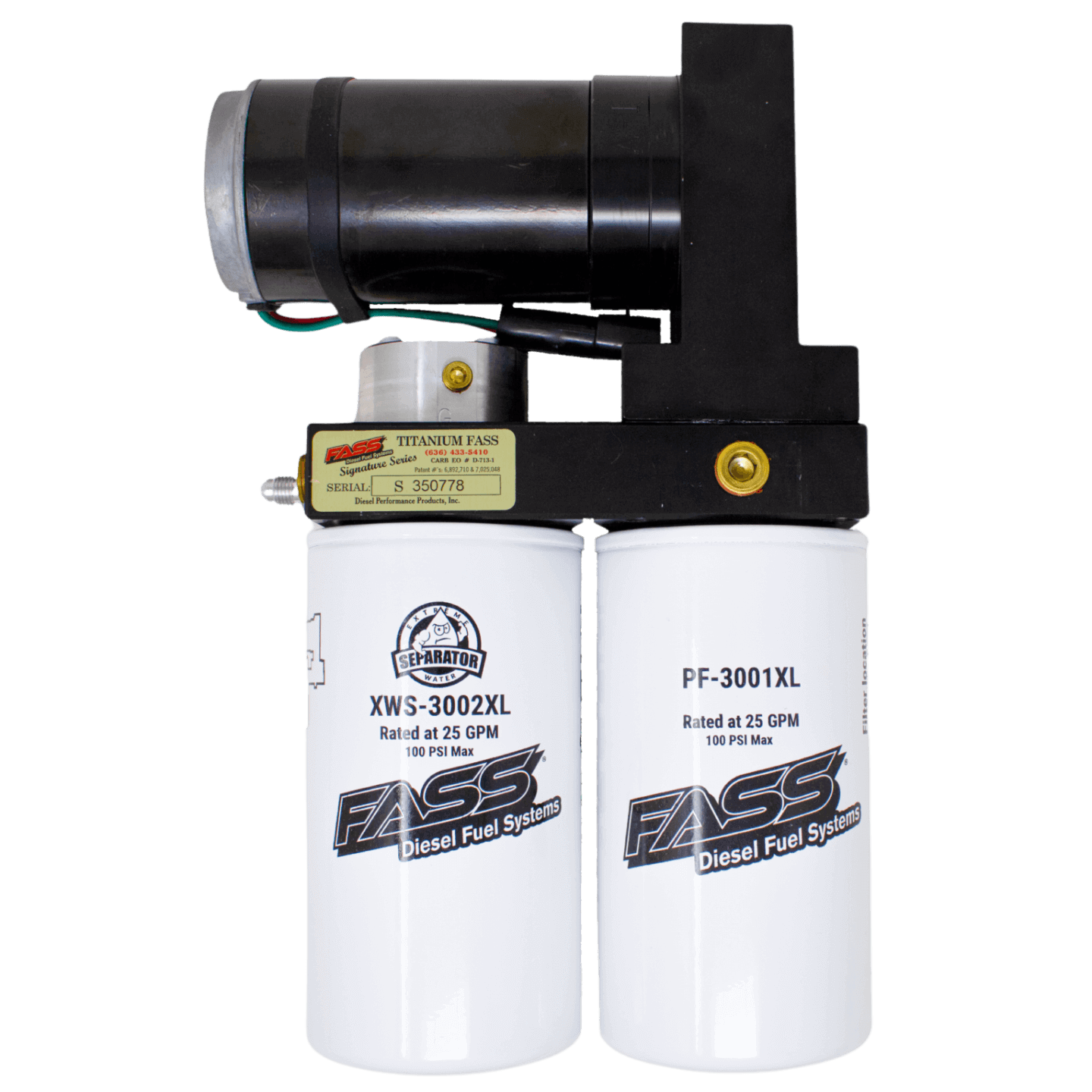 1989-2024 Universal Industrial Series 140GPH Lift Pump (IND180F140G)-Lift Pump-Fass Fuel Systems-Dirty Diesel Customs