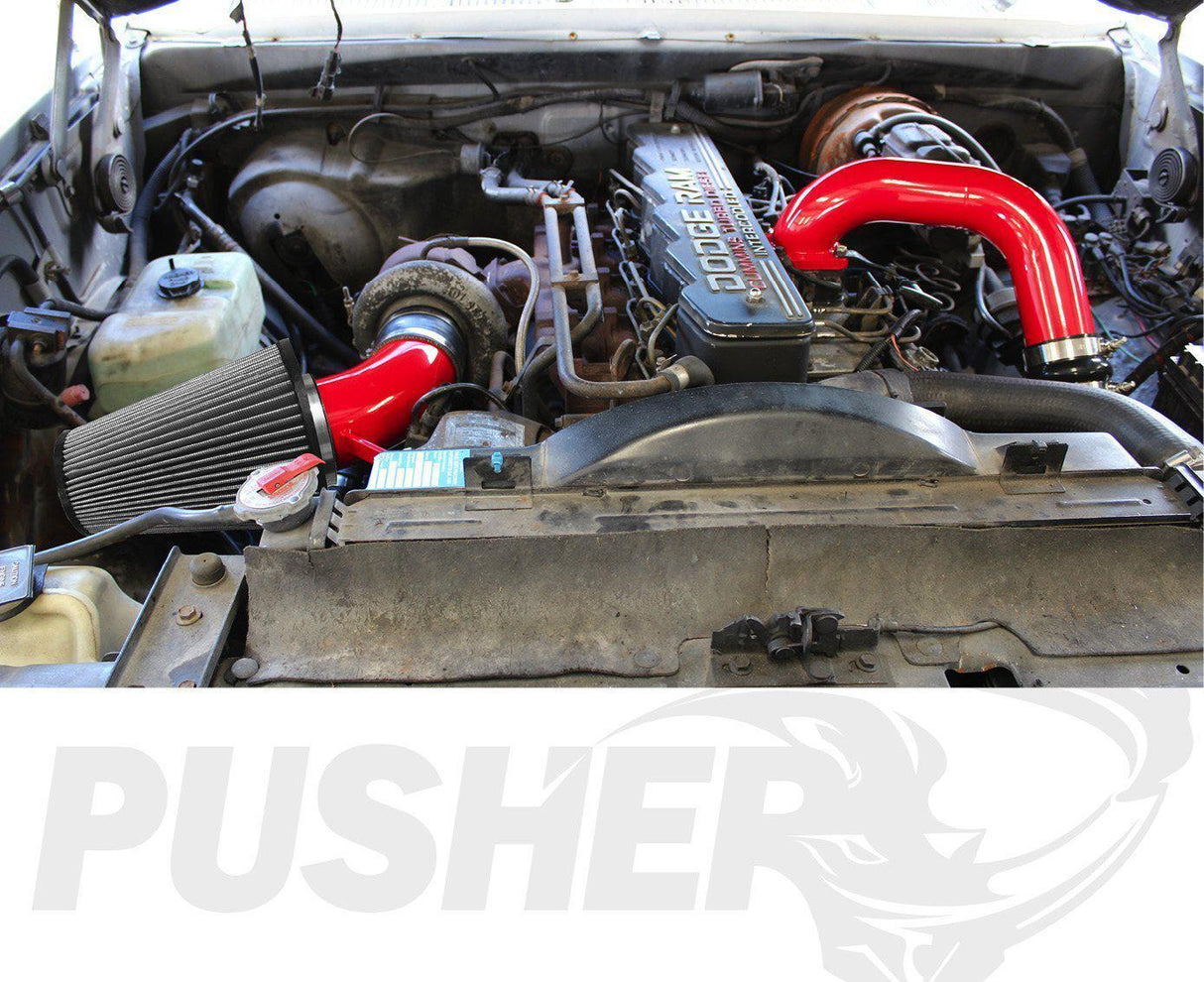 1991-1993 Cummins Cold Air Intake System (PDC9193CAI)-Intake Kit-Pusher-Dirty Diesel Customs