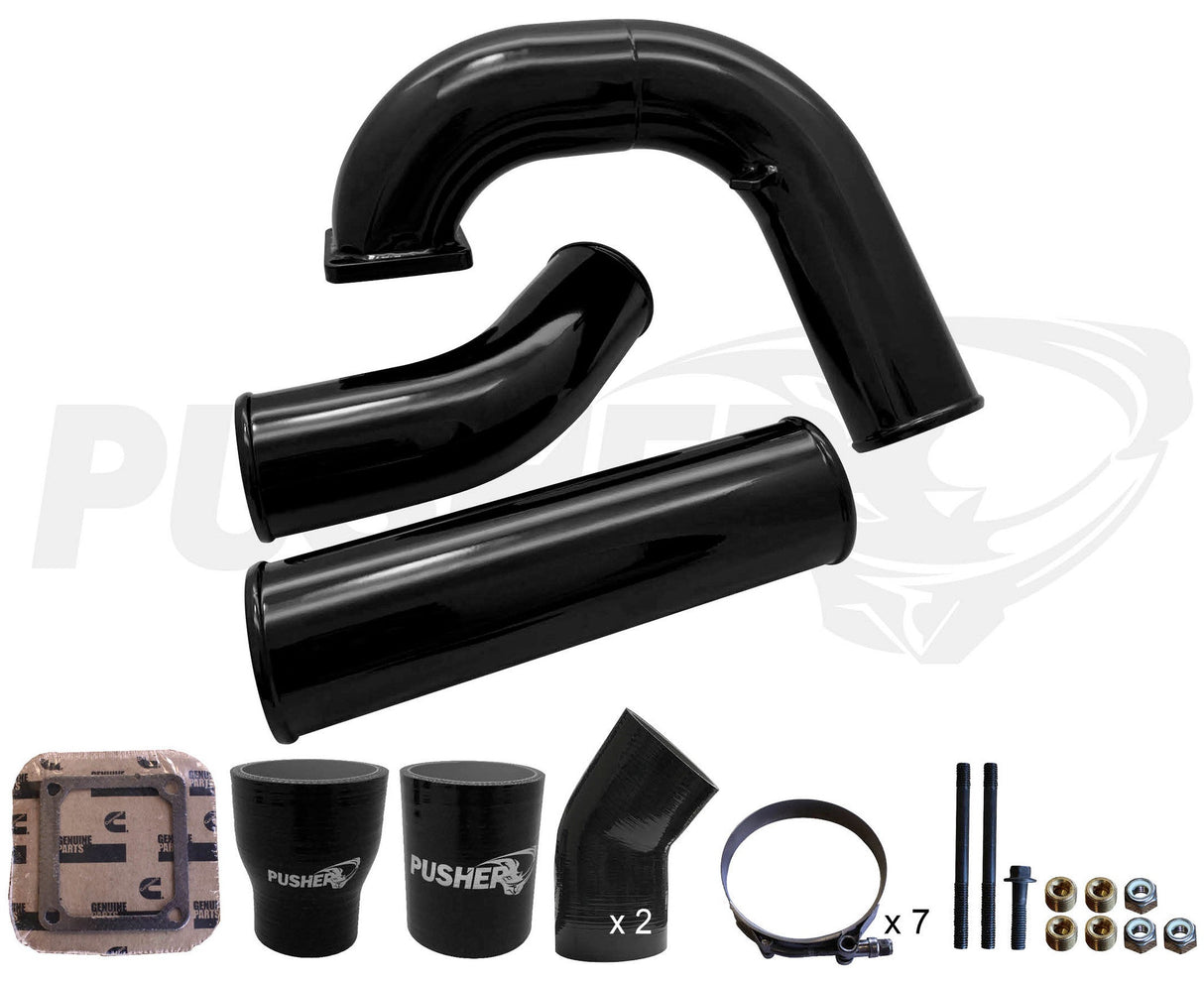 1994-1996 Cummins 3.5" Mega Intake System w/ 3.5" Intercooler Tube (PDC9496MW)-Intake Manifold-Pusher-Dirty Diesel Customs