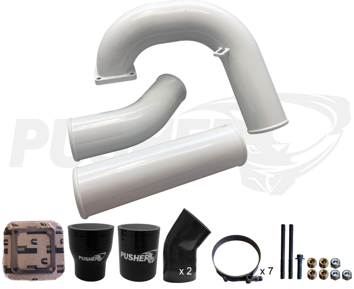 1994-1996 Cummins 3.5" Mega Intake System w/ 3.5" Intercooler Tube (PDC9496MW)-Intake Manifold-Pusher-Dirty Diesel Customs