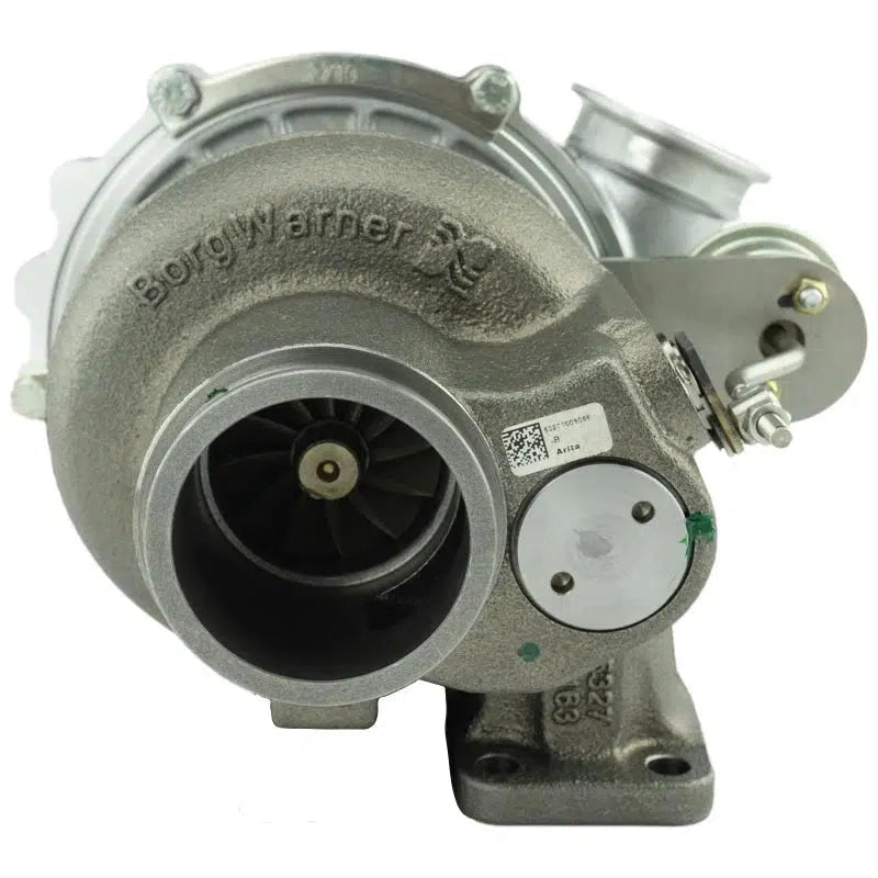 1994-2002 Cummins K27 BorgWarner Turbocharger W/ Elbow (53279880001KIT)-Performance Turbocharger-Industrial Injection-Dirty Diesel Customs