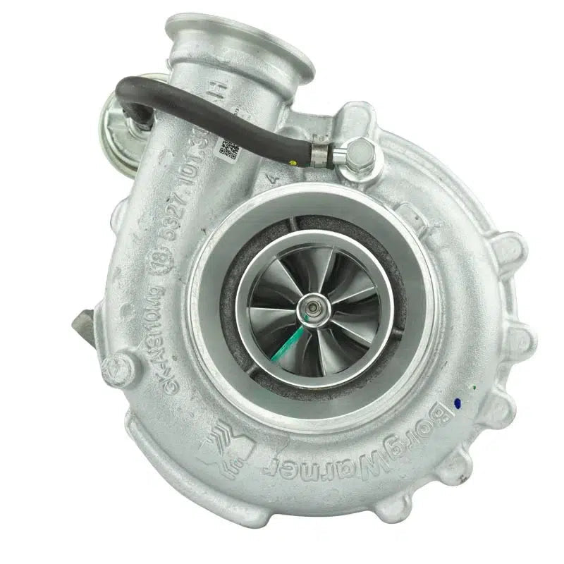 1994-2002 Cummins K27 BorgWarner Turbocharger W/ Elbow (53279880001KIT)-Performance Turbocharger-Industrial Injection-Dirty Diesel Customs