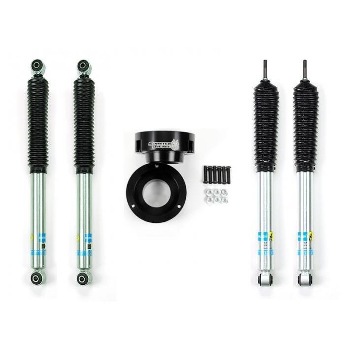 1994-2012 Cummins 4wd 2" Leveling Kit w/ Bilstein Shocks (SD-9409LVL-BIL)-Leveling Kit-Sinister-Dirty Diesel Customs