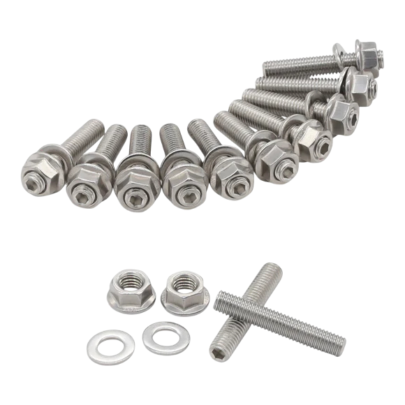 1994-2019 Cummins 304 Stainless Steel Exhaust Manifold Studs (304SSEMS)-Head Studs-Smeding Diesel LLC-Dirty Diesel Customs