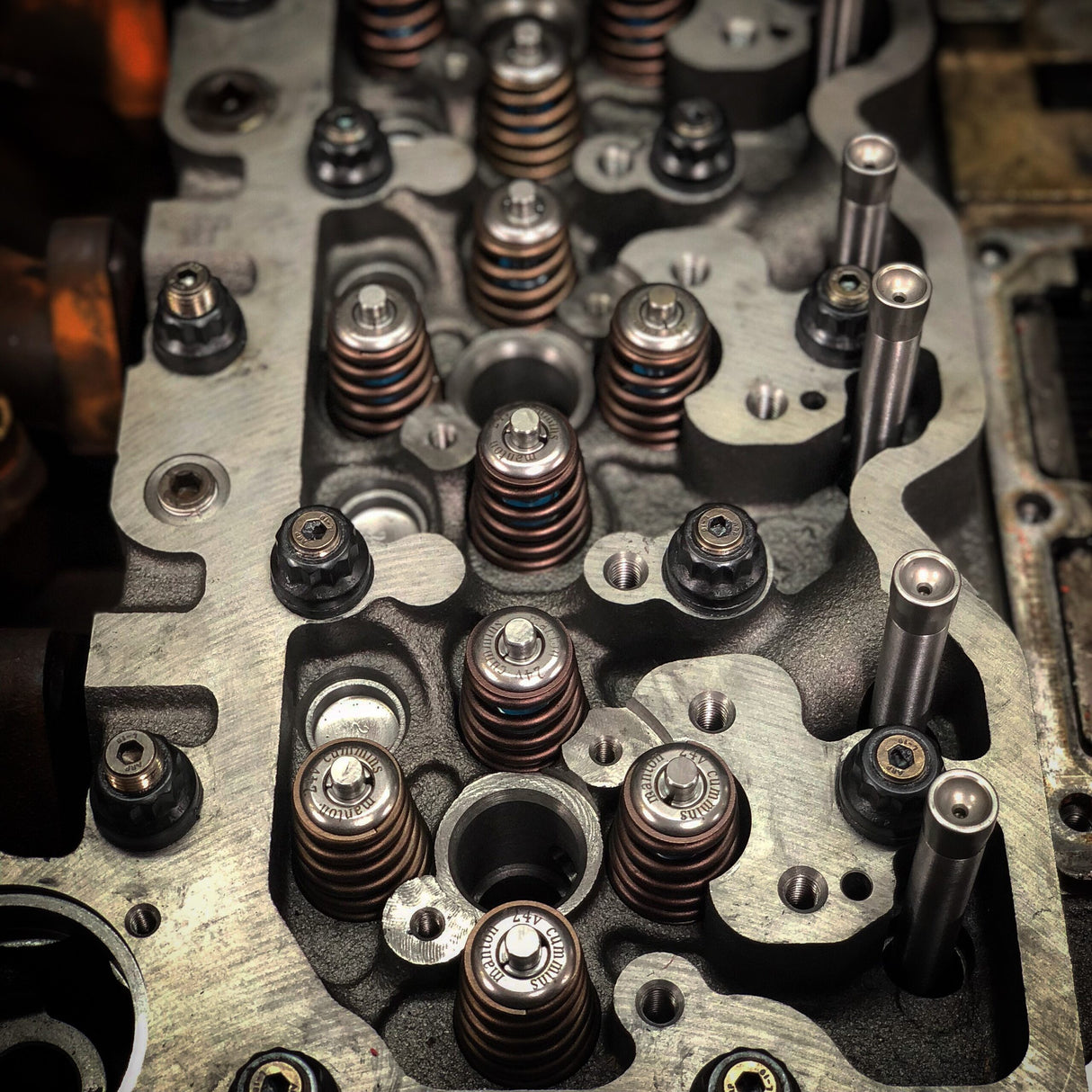 1994-2020 Cummins 24V Conical Valve Spring Kit (D-105-KIT-24v)-Valve Springs-Manton Pushrods-Dirty Diesel Customs