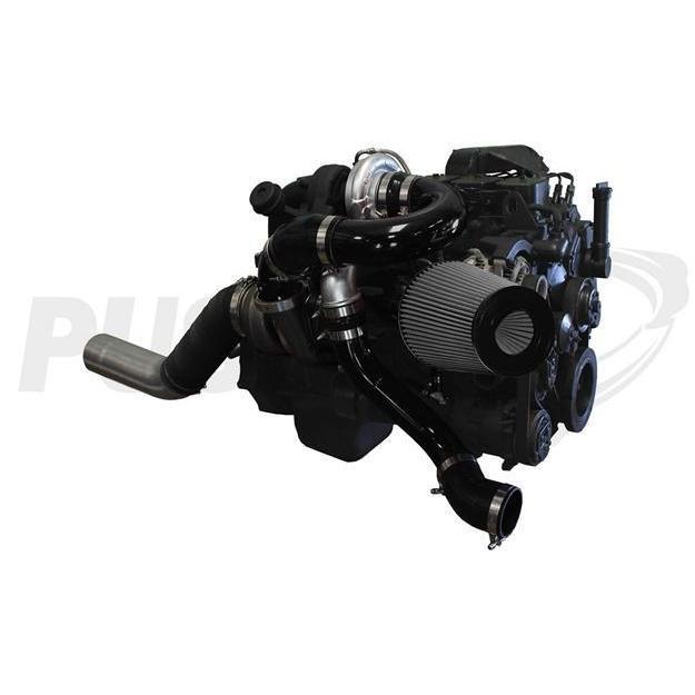 1998-2002 24V Cummins Low Mount Compound Turbo System (PDC9802LM)-Compound Turbo Kit-Pusher-Dirty Diesel Customs