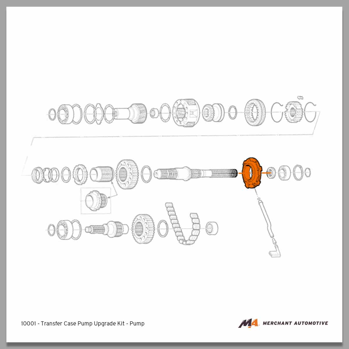 1998-2007 Duramax Transfer Case Pump Upgrade Kit (10001)-Transfer Case Pump Upgrade-Merchant Auto-Dirty Diesel Customs