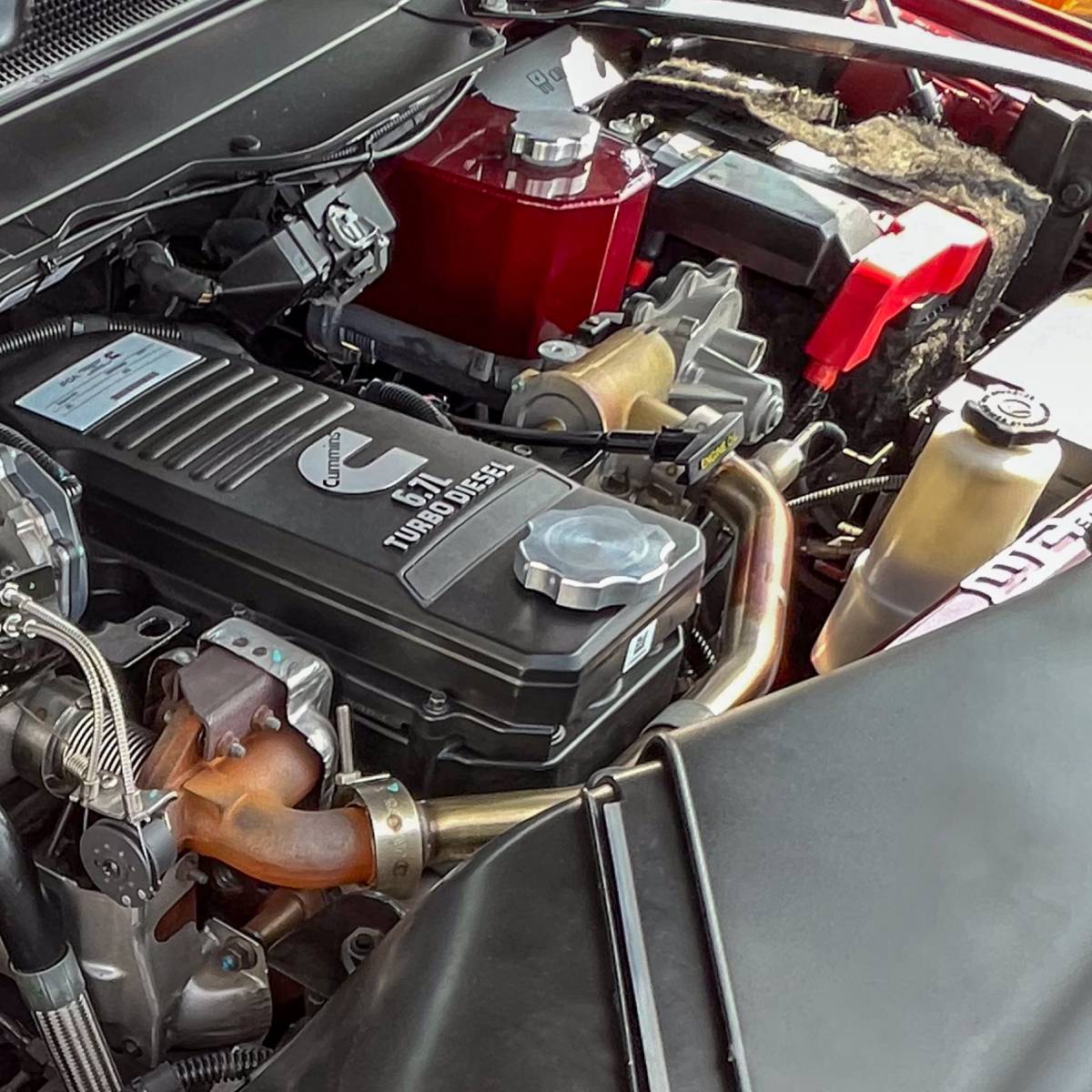 1998.5-2024 Cummins Billet Aluminum Clear Anodized Oil Fill Cap - Oil Cap - Wehrli Custom Fabrication - Dirty Diesel Customs