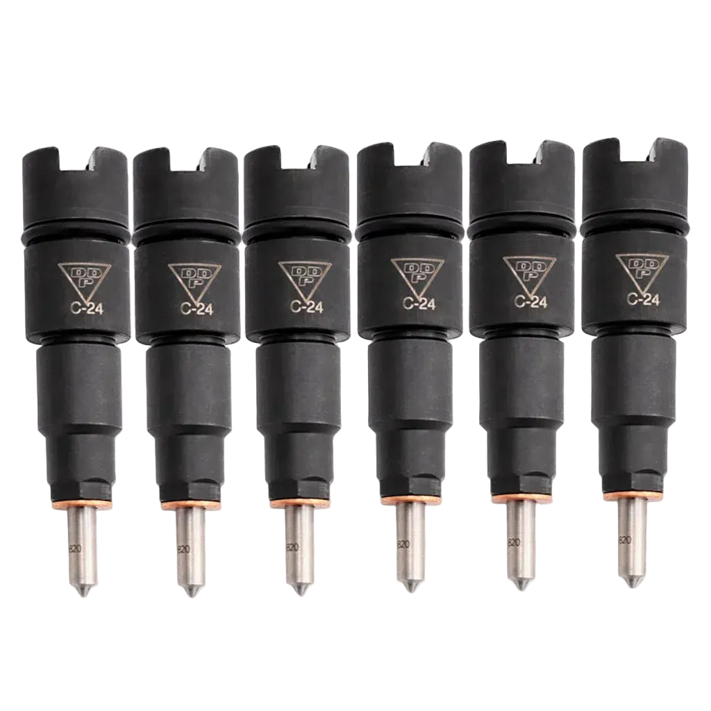 1998.5-2002 Cummins 24V New Custom Dual Feed Injector Set (DDPISB-DFV2)-Performance Injectors-Dynomite Diesel-Dirty Diesel Customs