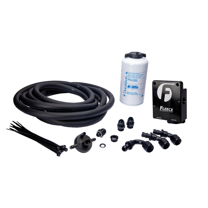 1998.5-2002 Cummins Aux Fuel Filter Kit (FPE-34780)-Fuel Filter Conversion Kit-Fleece Performance-Dirty Diesel Customs