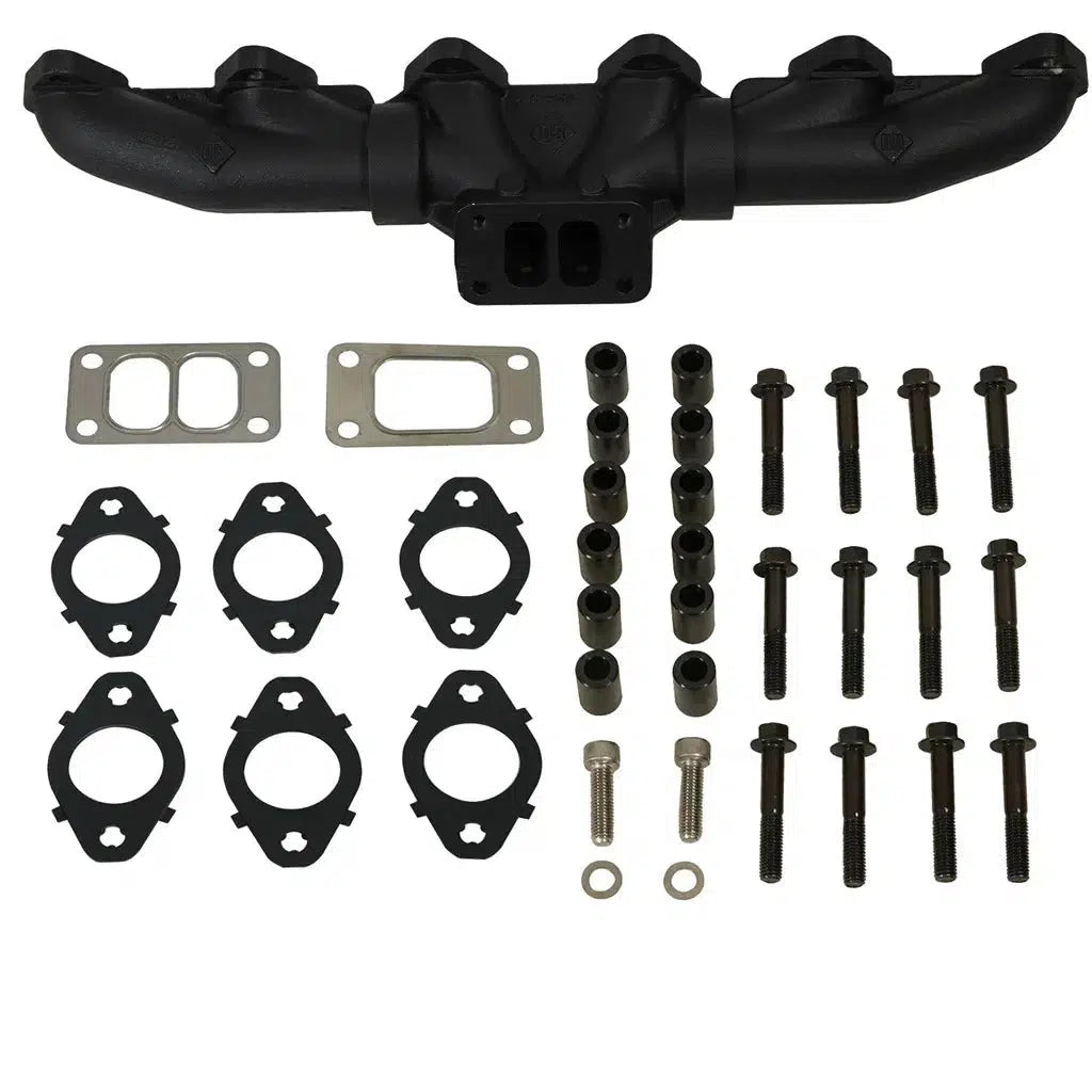 1998.5-2002 Cummins T3 Exhaust Manifold Kit (1046047)-Exhaust Manifold-BD Diesel-Dirty Diesel Customs