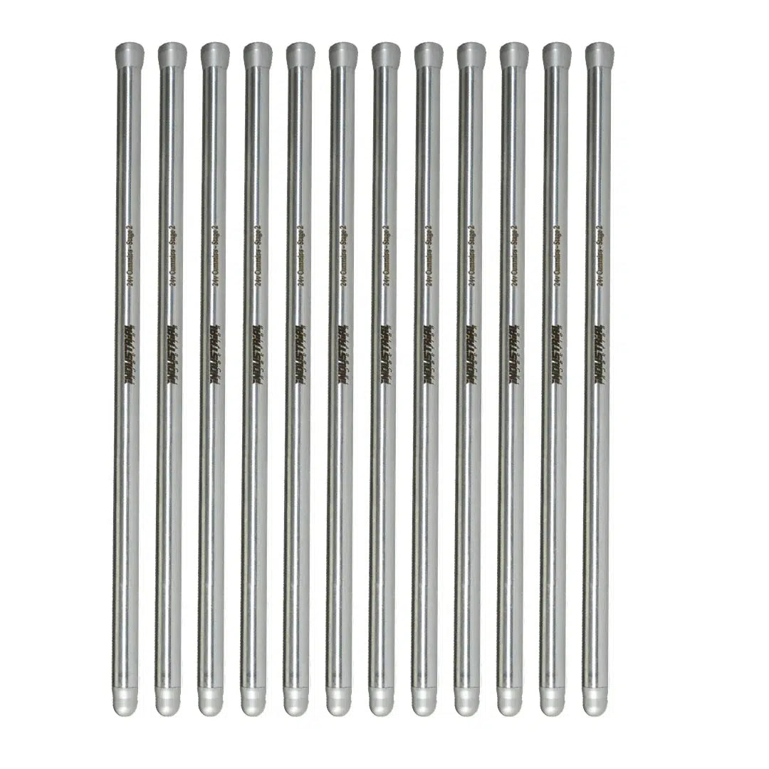 1998.5-2018 Cummins Stage 2 Chromoly Pushrods (24EE02)-Pushrods-Industrial Injection-24EE04-Dirty Diesel Customs