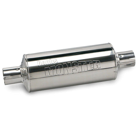 1999-2003 Powerstroke 4" Inlet & Outlet Muffler Kit SS (53509)-Muffler-Banks Power-53509-Dirty Diesel Customs