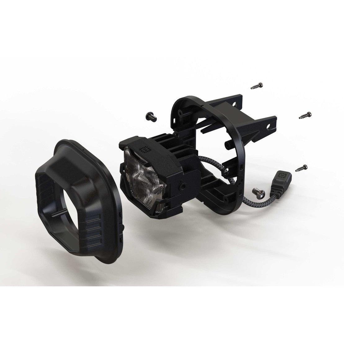 1999-2016 Powerstroke 4Banger SD Type Fog Light Brackets (BAF021)-Fog Lights-Morimoto-Dirty Diesel Customs