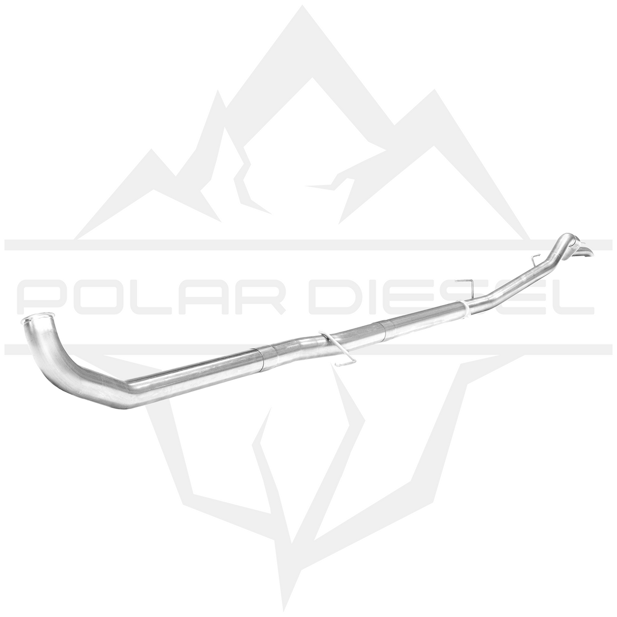2020-2023 Jeep Gladiator 3.0L EcoDiesel SS Turbo Back Exhaust - No Muffler (PD-1-63335132)
