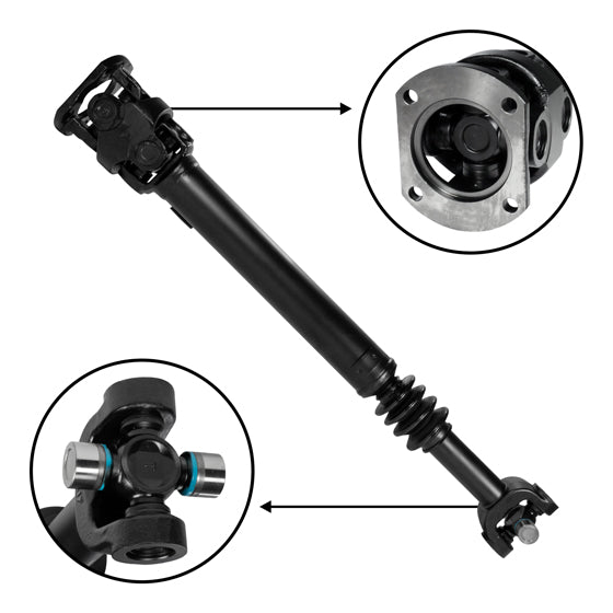2000-2002 Cummins Front Driveshaft 27-9/16" Center to Center (ZDS9107)-Drive Shaft-USA Standard Gear-Dirty Diesel Customs