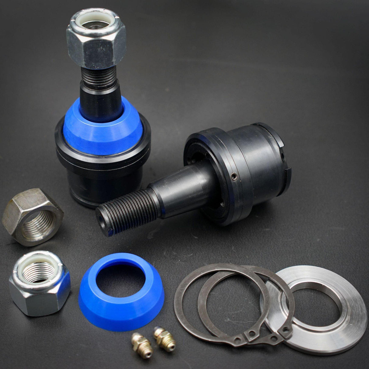 2000-2002 Cummins Oversized Lower Ball Joint Set (Pair) (EMF-7397.1-P)-Ball Joints-EMF Rod Ends & Steering Components-Dirty Diesel Customs