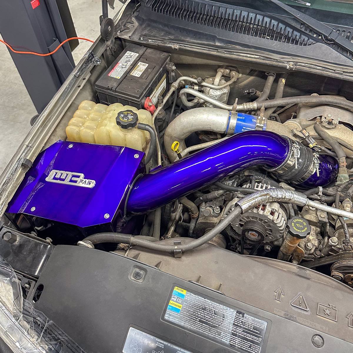 2001-2004 Duramax 4" Intake Horn (WCF100535)-Intake Elbows-Wehrli Custom Fabrication-Dirty Diesel Customs
