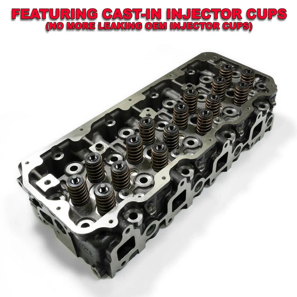 2001-2004 Duramax Cylinder Head Cast Iron (110100101)-Cylinder Head-PPE-Dirty Diesel Customs