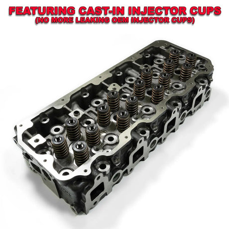 2001-2004 Duramax Cylinder Head Cast Iron (110100101)-Cylinder Head-PPE-Dirty Diesel Customs