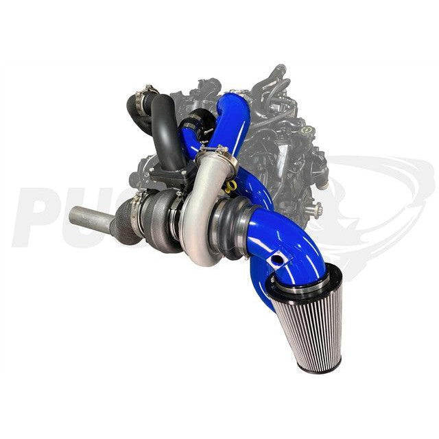 2001-2004 Duramax LB7 Max Compund Turbo System (PGD0104GBS)-Compound Turbo Kit-Pusher-Dirty Diesel Customs