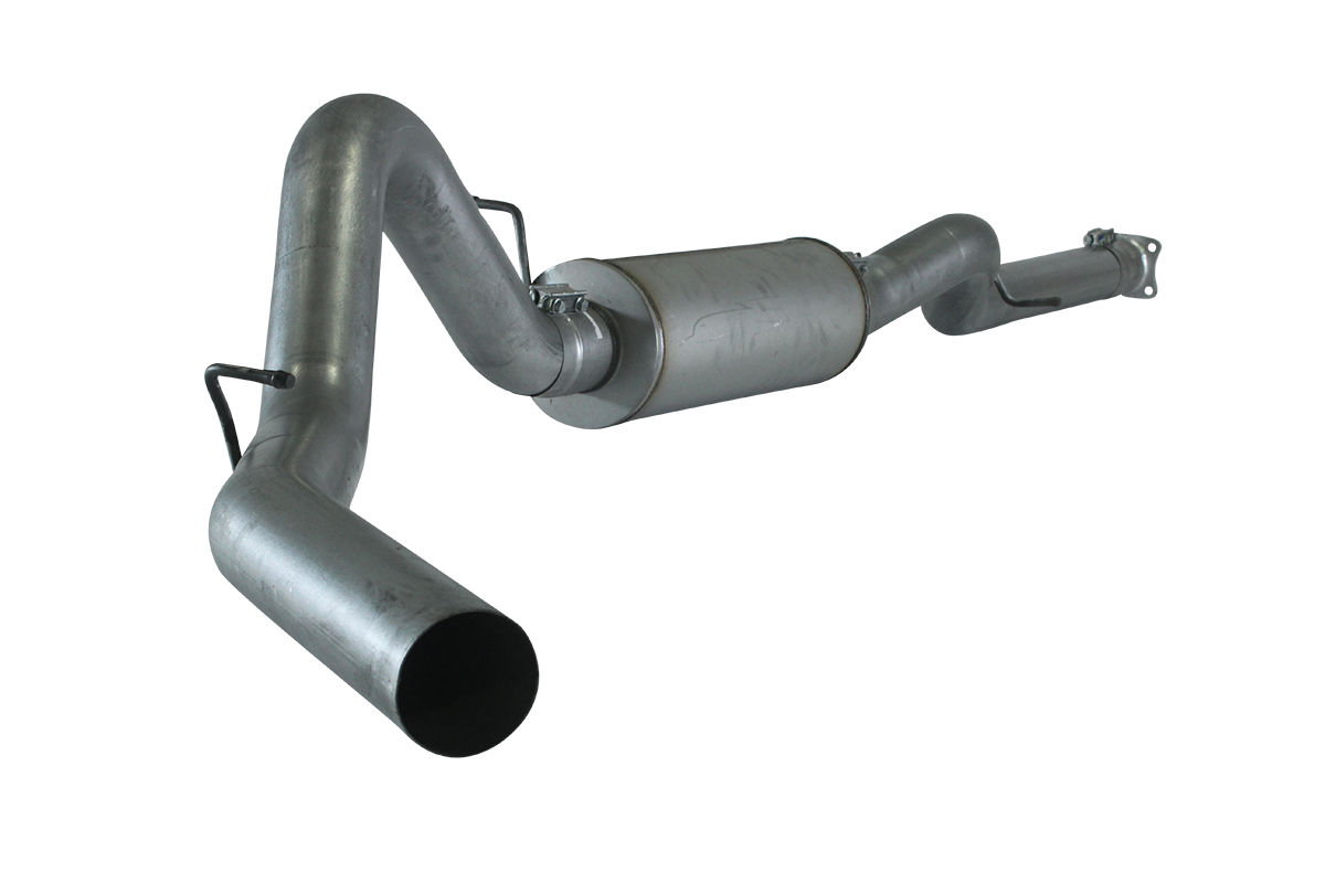 2001-2005 Duramax 4" Cat Back Exhaust System - 4-Bolt w/ Muffler (431110)-Cat Back Exhaust System-Mel's Manufacturing-FLO-SS823-Dirty Diesel Customs