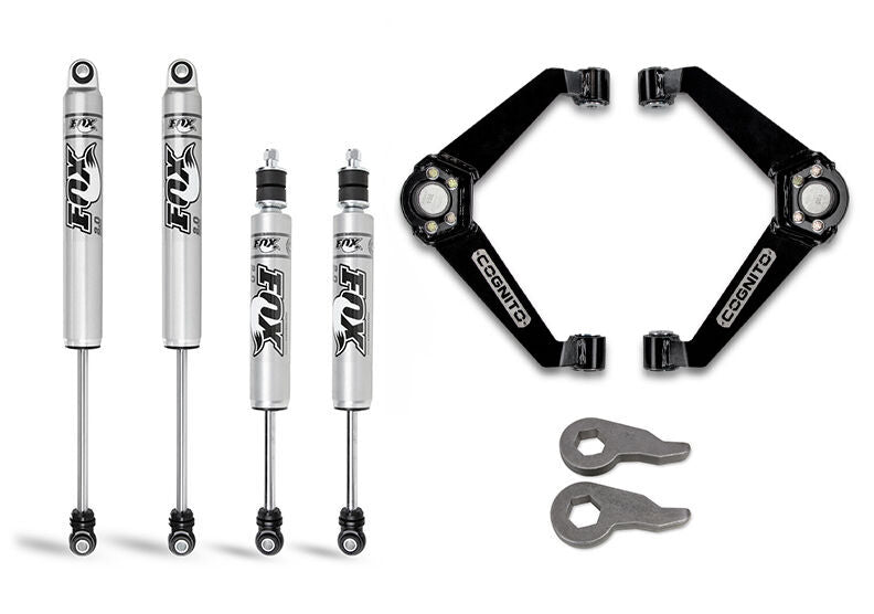 2001-2010 Duramax 3" Performance Leveling Kit W/ Fox 2.0 Shocks Front & Rear (110-P0753)-Leveling Kit-Cognito Motorsports-Dirty Diesel Customs