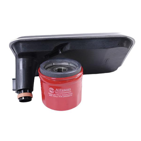 2001-2010 Duramax Allison Internal Filter & Spin On Combo Shallow Pan (10075)-Transmission Filter-Merchant Auto-Dirty Diesel Customs
