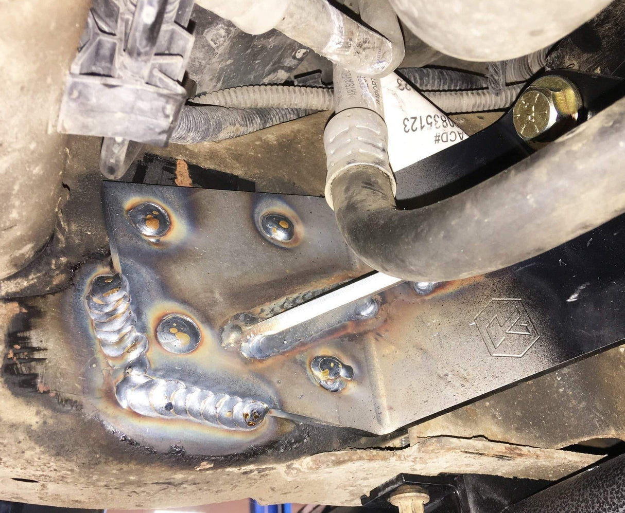 2001-2010 Duramax Idler Support Frame Gusset (KRGUSSET10)-Idler Support Gussets-KRYPTONITE-Dirty Diesel Customs