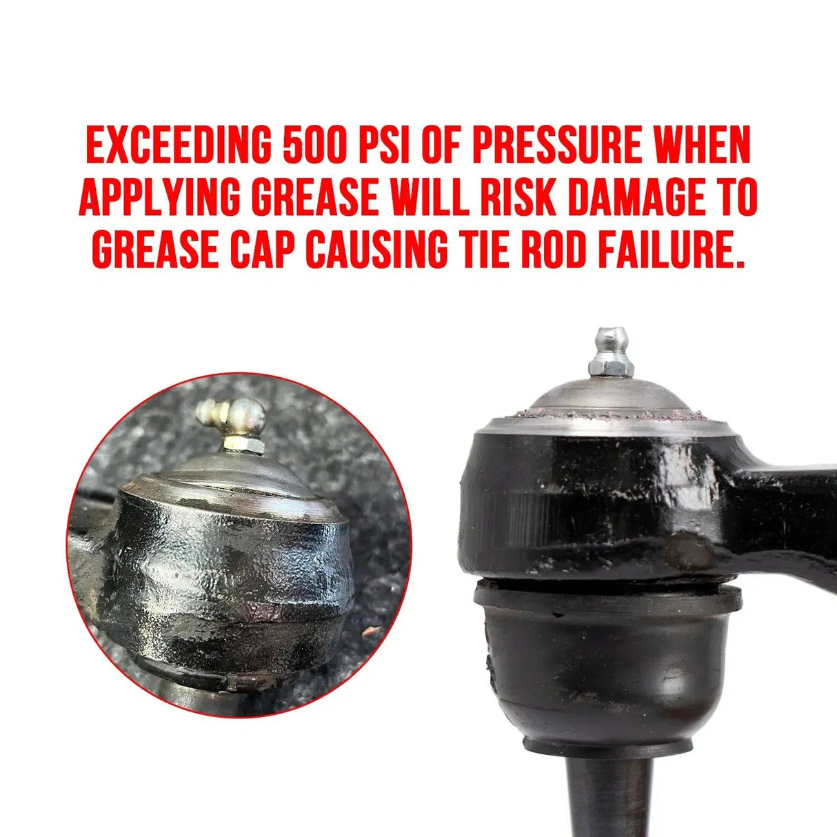 2001-2010 Duramax Stage 3 Outer Tie Rod (158031505)-Tie Rods-PPE-Dirty Diesel Customs