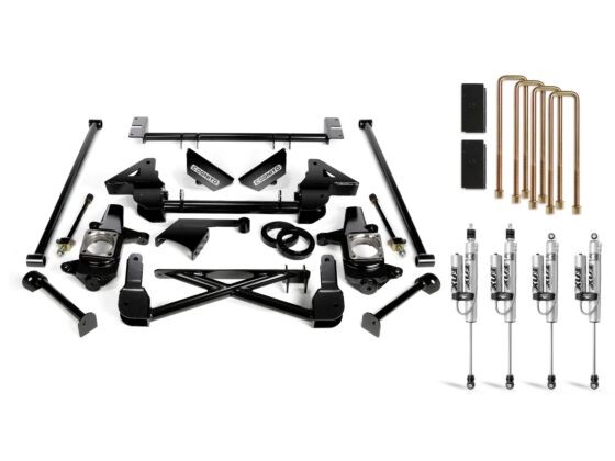 2001-2013 Duramax 7" Standard Lift Kit W/ Fox 2.0 Performance Series Remote Reservoir Shocks (110-P0786)-Lift Kit-Cognito Motorsports-Dirty Diesel Customs