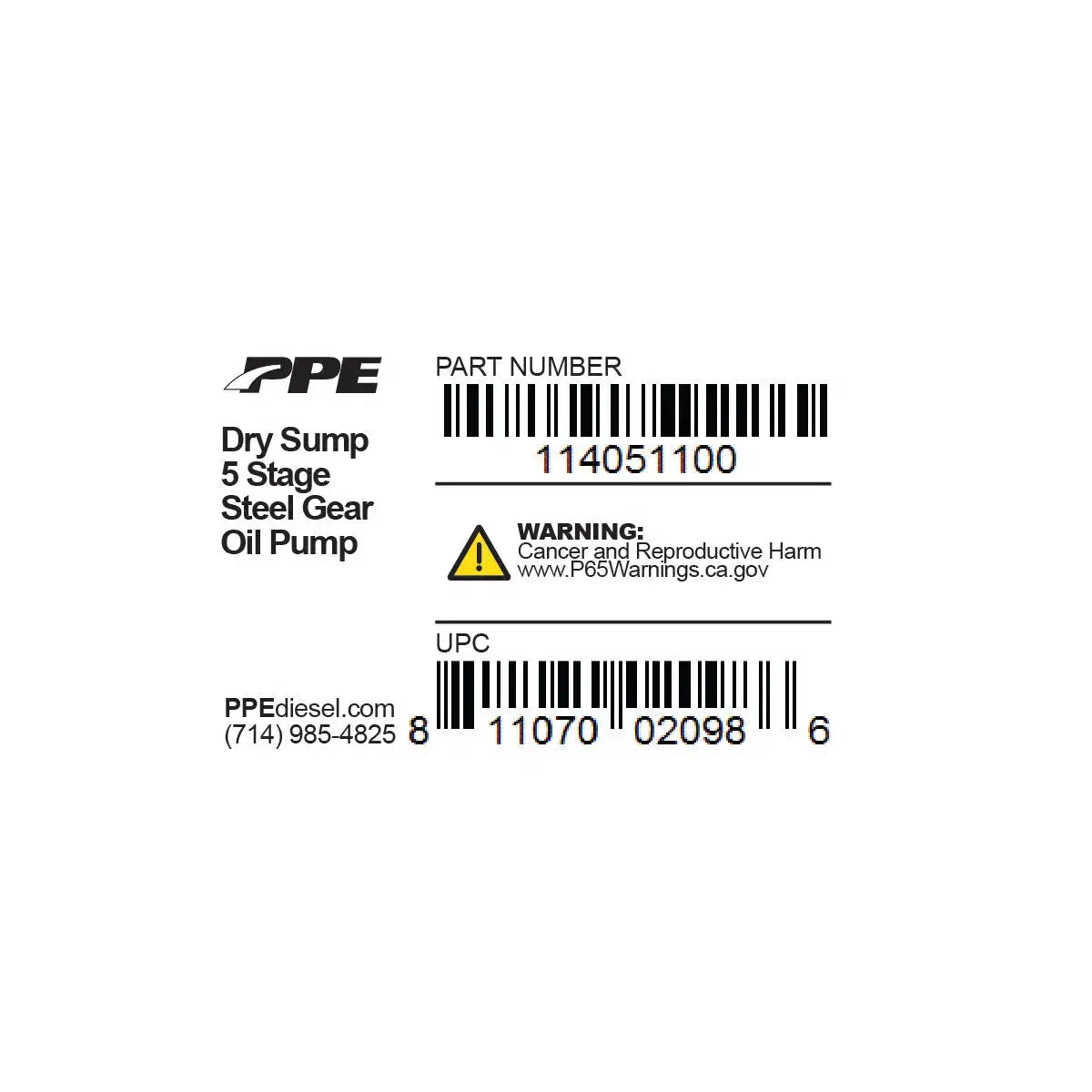 2001-2015 Duramax Dry Sump 5 Stage Steel Gear Oil Pump (114051100)-Oil Pan-PPE-Dirty Diesel Customs