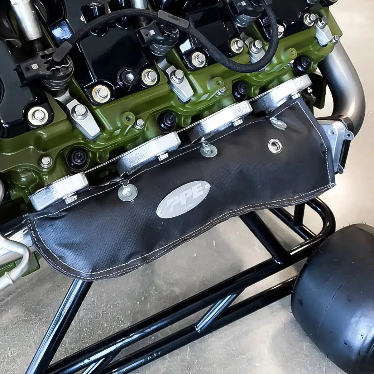 2001-2016 Duramax Heat Shield Blanket Set For PPE Driver-Passenger High-Flow Manifolds (116016000)-Heat Shield-PPE-Dirty Diesel Customs