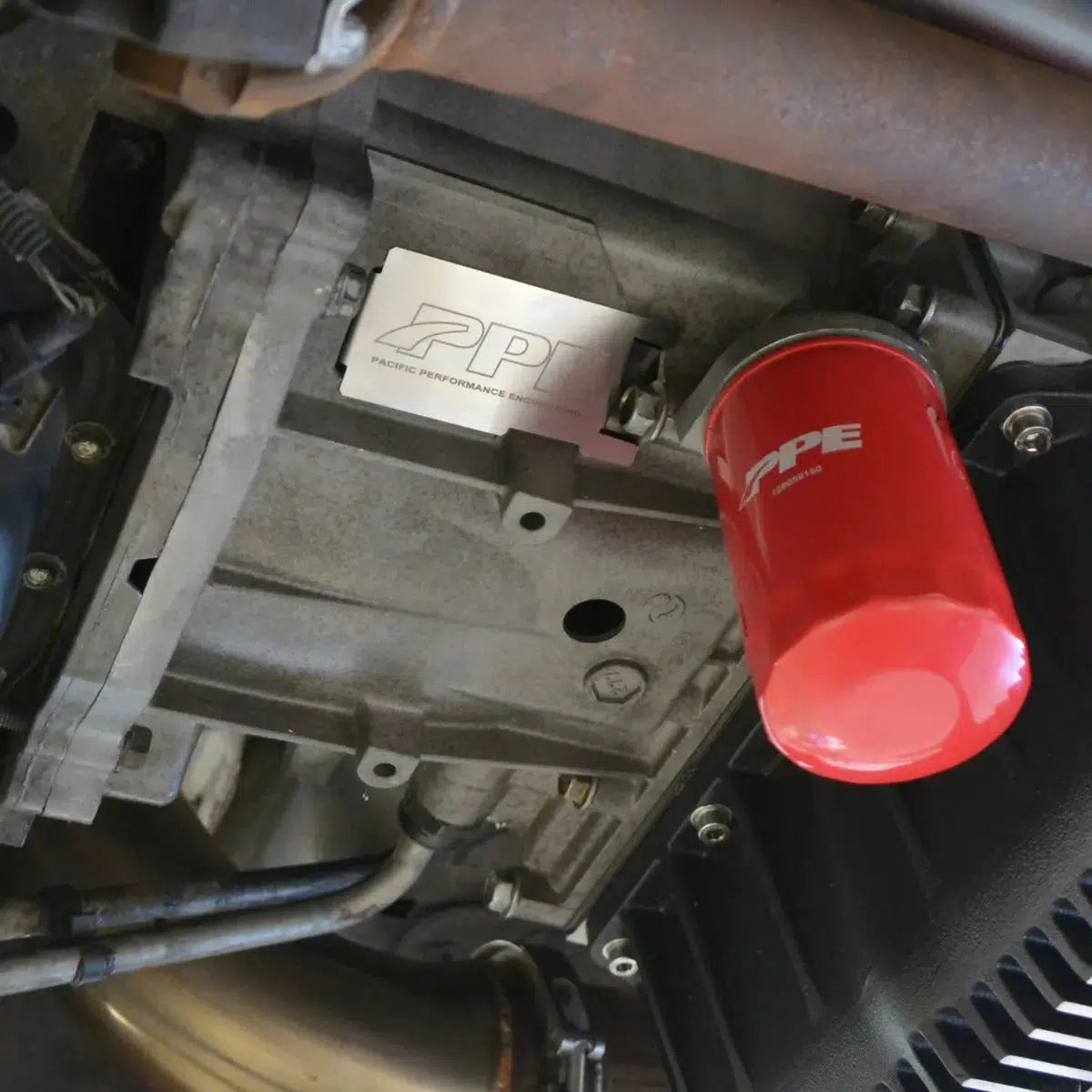 2001-2019 Duramax Bell Housing Cover Plate SS (128070000)-Transmission Plate Covers-PPE-Dirty Diesel Customs