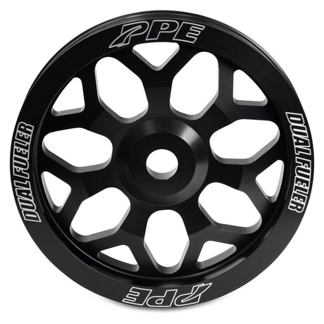 2001-2022 Duramax 7Y-Spoke Style Billet Aluminum Pulley (113061072)-Dual Pump Pulleys-PPE-Dirty Diesel Customs