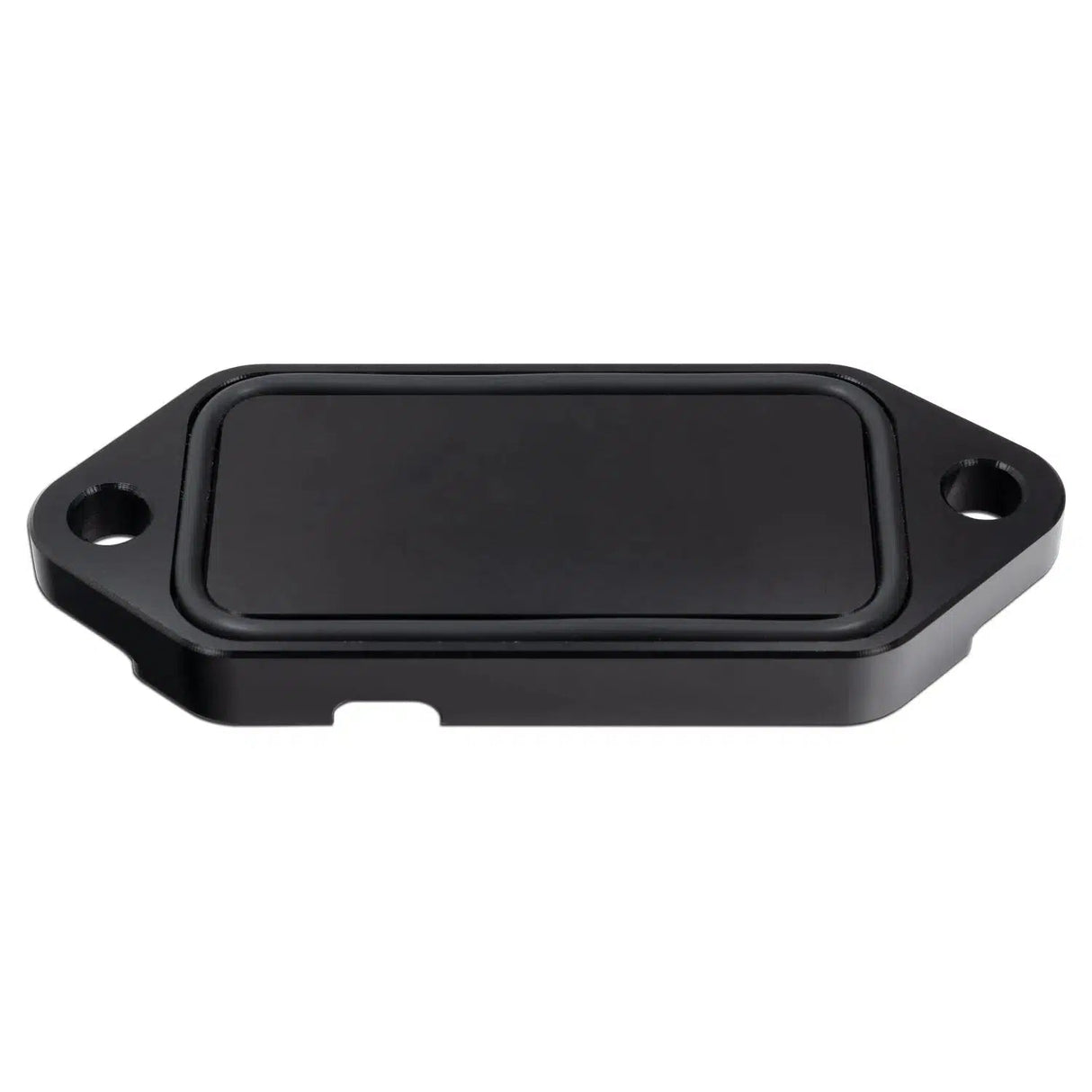 2001-2024 Duramax Coolant Block-Off Plate Billet Aluminum (Black) (119000820)-Coolant Block Off-PPE-Dirty Diesel Customs